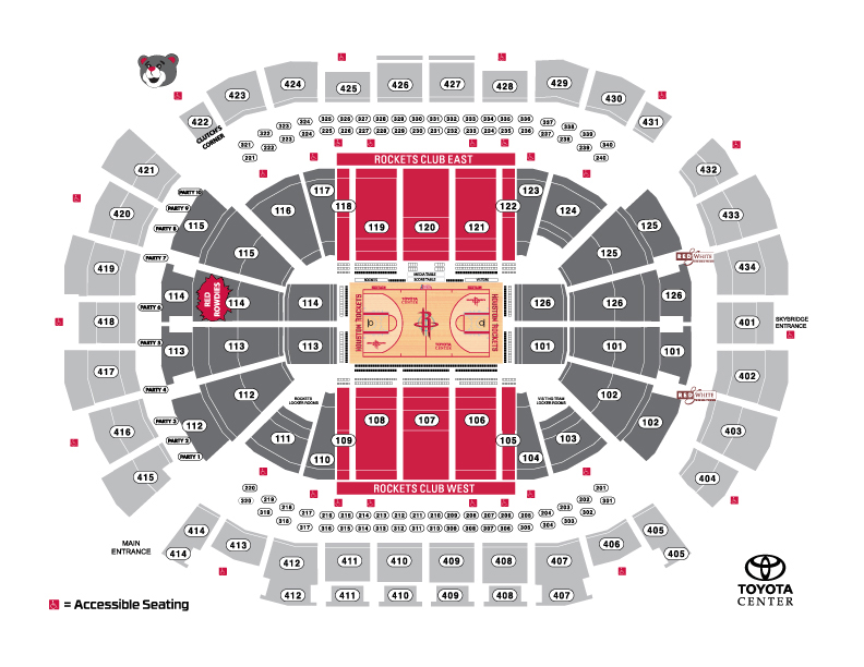 Houston Rockets - Toyota Center Guide | Basketball Tripper